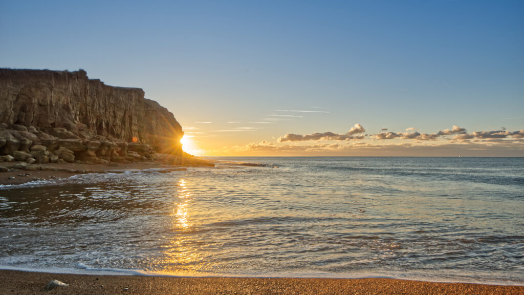 Sunset at Freshwater Beach Dorset